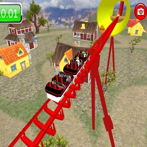 Roller Coaster Crazy Drive Game