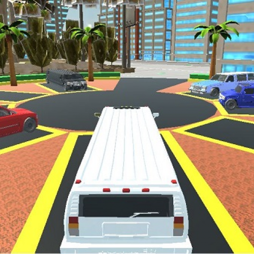 Luxury Limo Taxi Driver City Game