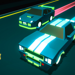 2 Player Dark Racing