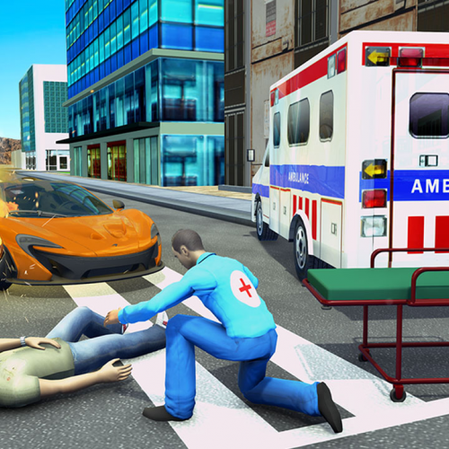 Ambulance Rescue Game Ambulance helicopter